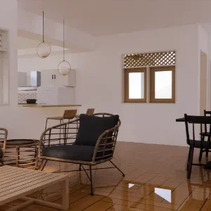 Sri lanka three bedroom house plan