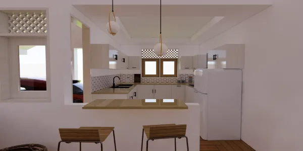 Sri lanka three bedroom house plan